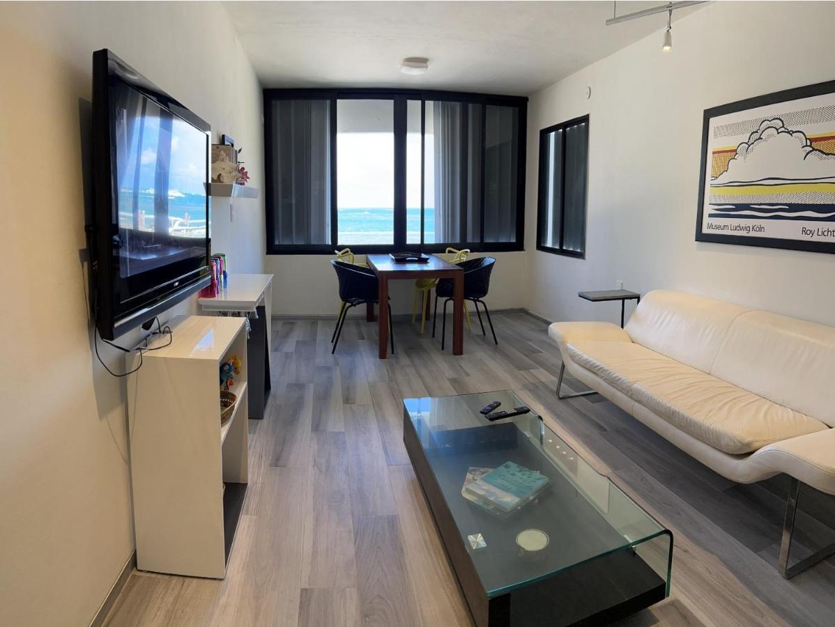 Oceanfront Condo At Unique Location Cancún Exterior foto